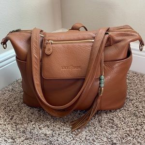 Lily Jade Madeline diaper bag camel
